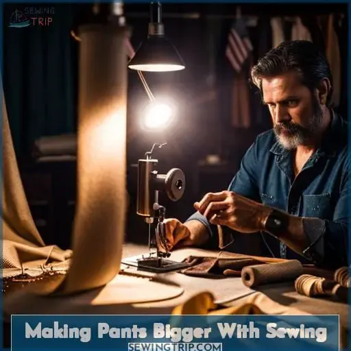 Making Pants Bigger With Sewing