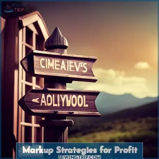 Markup Strategies for Profit
