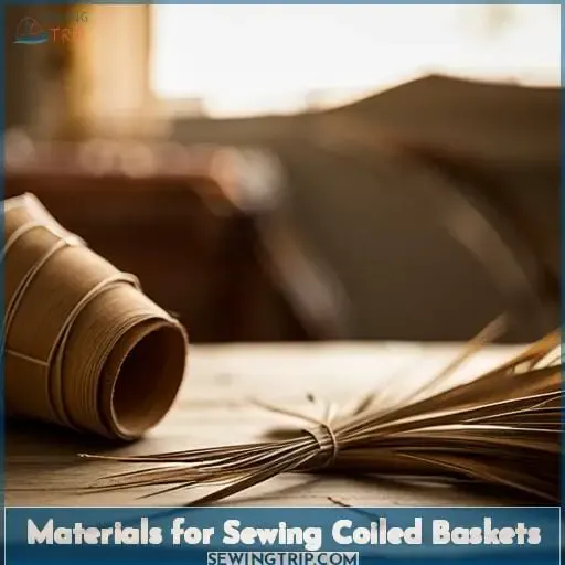 Materials for Sewing Coiled Baskets