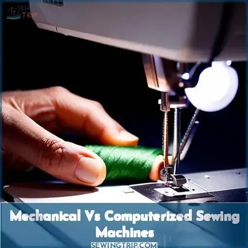 Mechanical Vs Computerized Sewing Machines