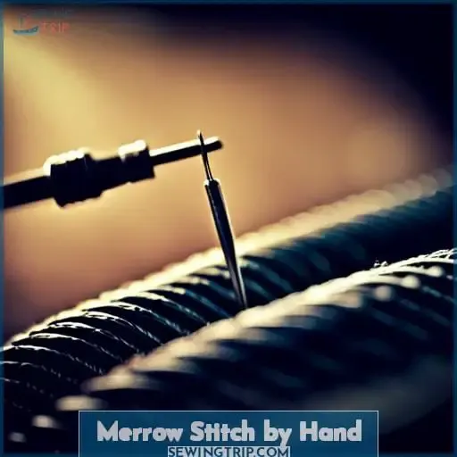 Merrow Stitch by Hand