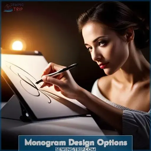Monogram Design Options