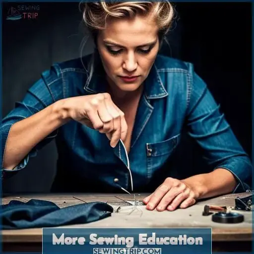 More Sewing Education