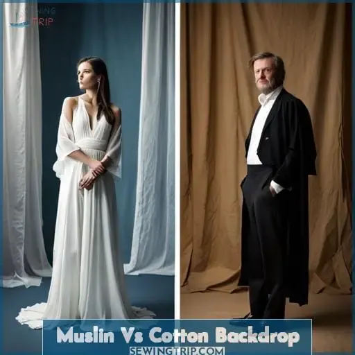 Muslin Vs Cotton Backdrop