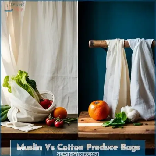 Muslin Vs Cotton Produce Bags