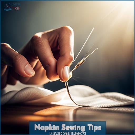 Napkin Sewing Tips