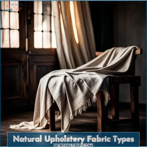 Natural Upholstery Fabric Types
