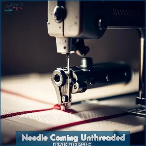 Needle Coming Unthreaded