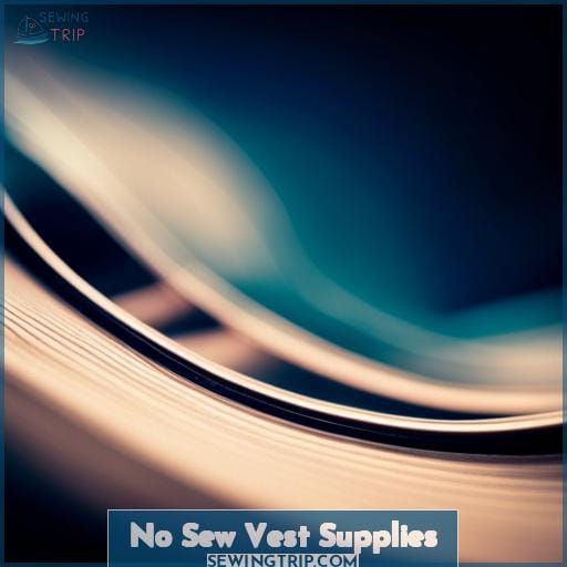 No Sew Vest Supplies No Sew Vest Supplies