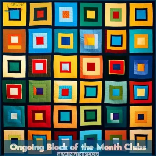 Ongoing Block of the Month Clubs