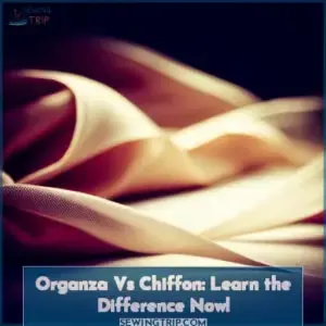 organza vs chiffon difference