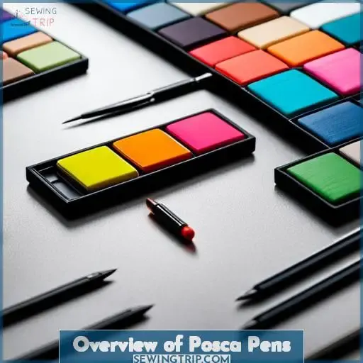 Overview of Posca Pens