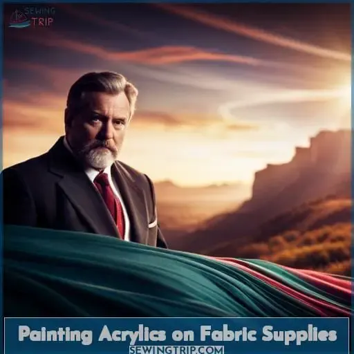 Painting Acrylics on Fabric Supplies