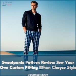 Sweatpants Pattern Review: Sew Your Own Custom Fitting Ethan Chayce Style 4 pattern review brett sweatpants from ethan chayce