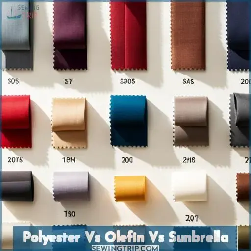 Polyester Vs Olefin Vs Sunbrella