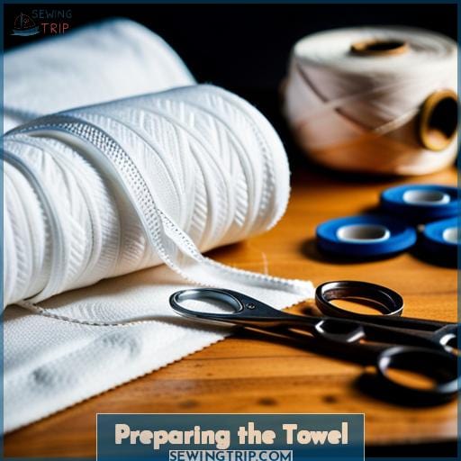 Preparing the Towel