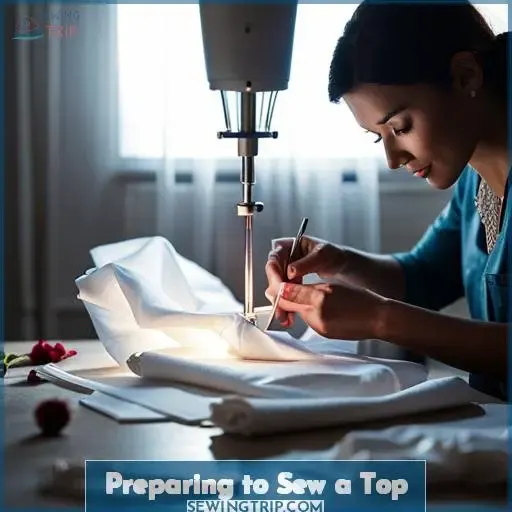 Preparing to Sew a Top
