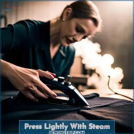 Press Lightly With Steam