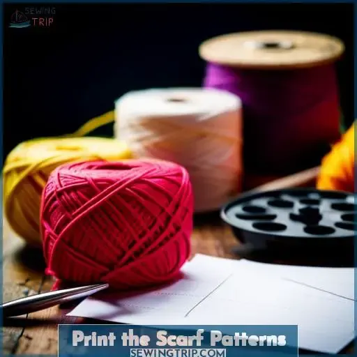 Print the Scarf Patterns