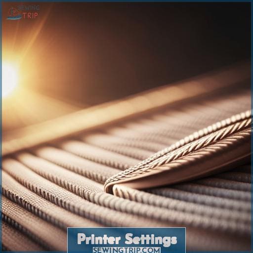 Printer Settings Printer Settings