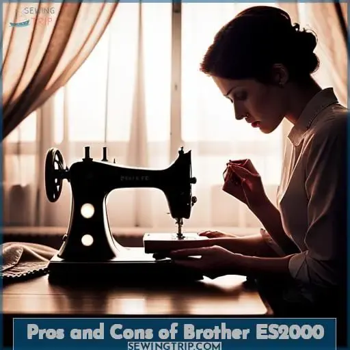Pros and Cons of Brother ES2000
