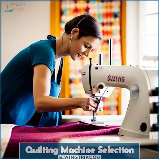 Quilting Machine Selection