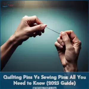 quilting pins vs sewing pins