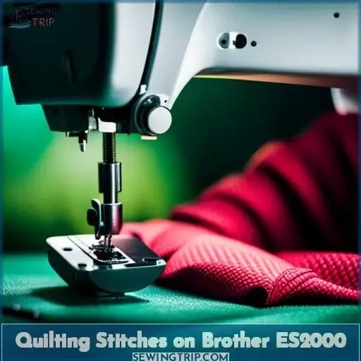 Quilting Stitches on Brother ES2000