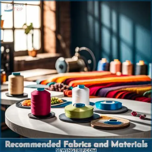 Recommended Fabrics and Materials