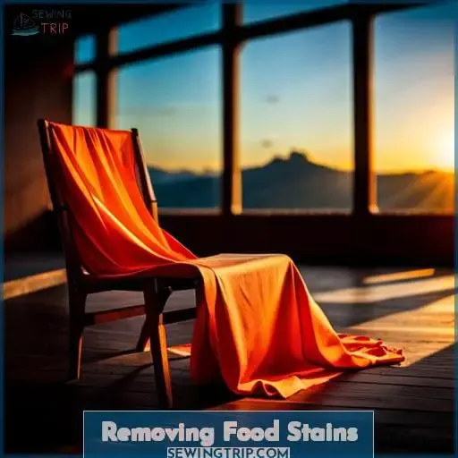 Removing Food Stains