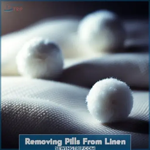 Removing Pills From Linen