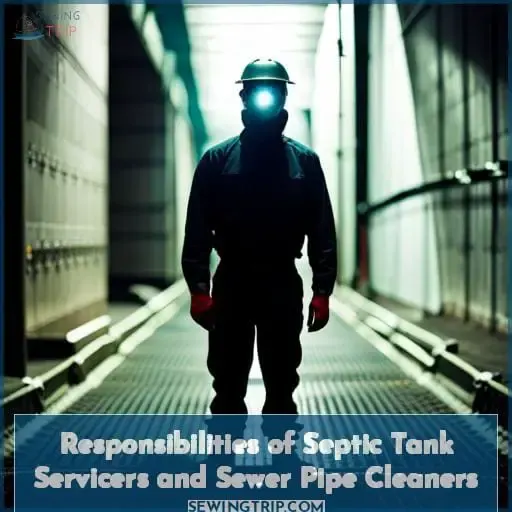 Responsibilities of Septic Tank Servicers and Sewer Pipe Cleaners