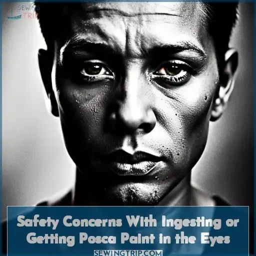 Safety Concerns With Ingesting or Getting Posca Paint in the Eyes