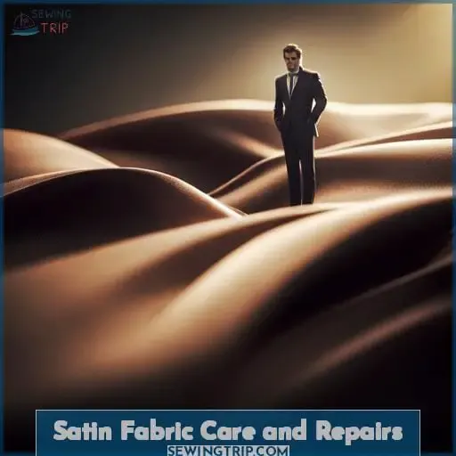 Satin Fabric Care and Repairs