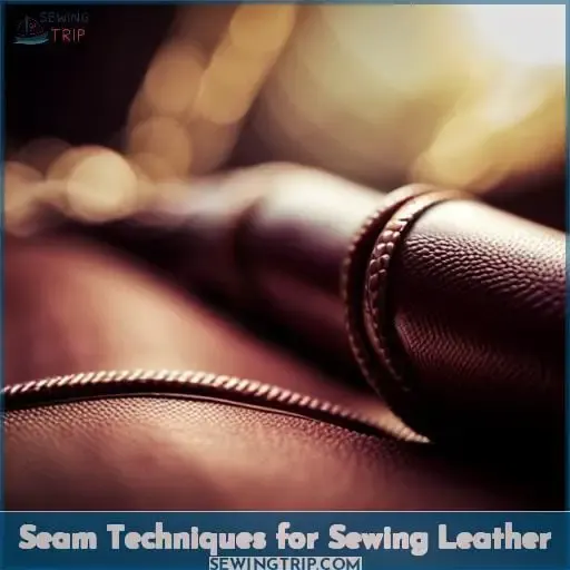 Seam Techniques for Sewing Leather