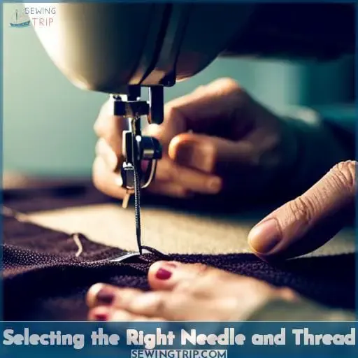 Selecting the Right Needle and Thread