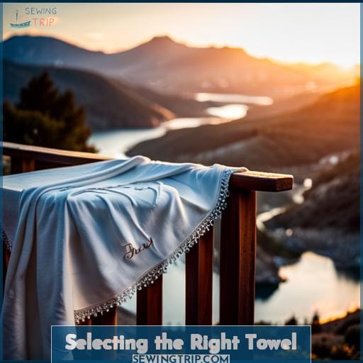 Selecting the Right Towel Selecting the Right Towel
