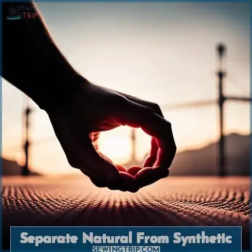 Separate Natural From Synthetic