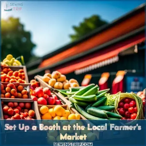 Set Up a Booth at the Local Farmer