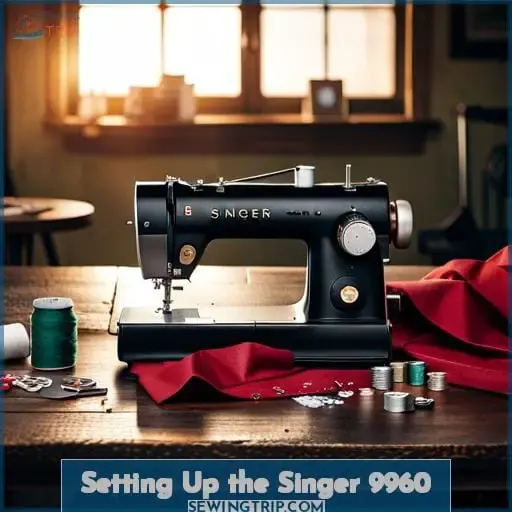 Setting Up the Singer 9960