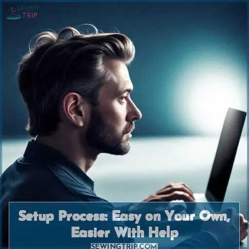Setup Process: Easy on Your Own, Easier With Help