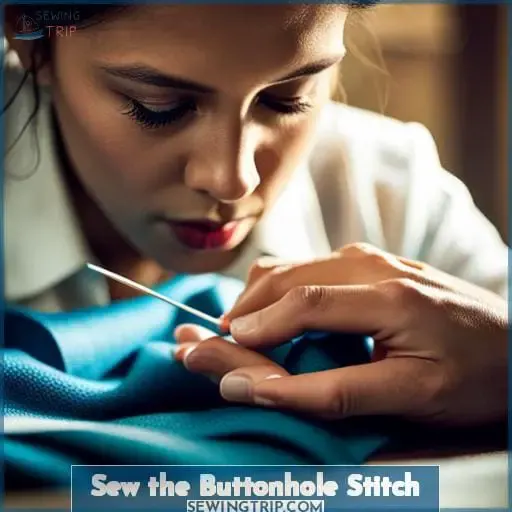 Sew the Buttonhole Stitch
