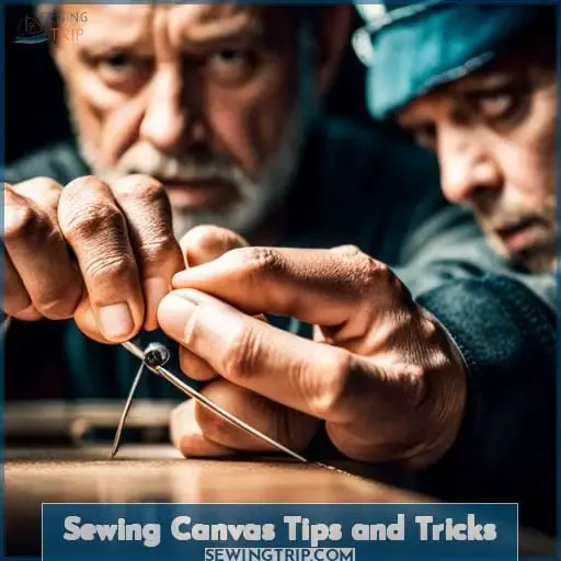 Sewing Canvas Tips and Tricks