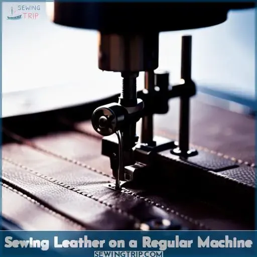 Sewing Leather on a Regular Machine