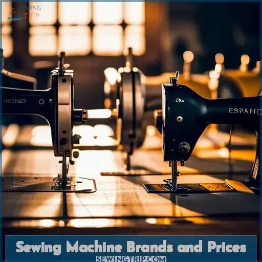 Sewing Machine Brands and Prices