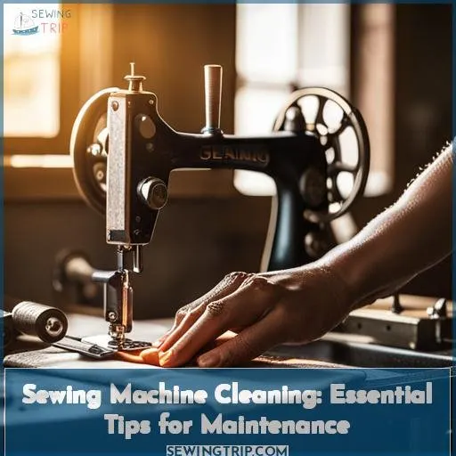 sewing machine cleaning guide