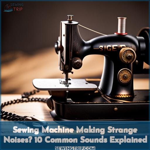 Sewing Machine Making Strange Noises? 10 Common Sounds Explained