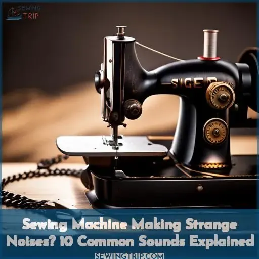 sewing machine sounds weird