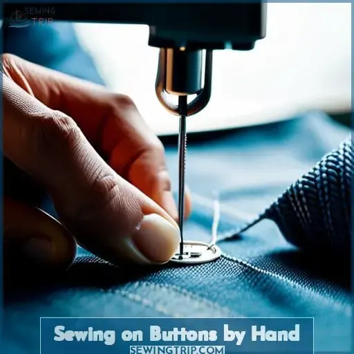 Sewing on Buttons by Hand
