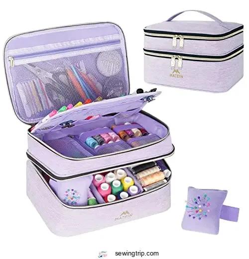 Sewing Supplies Organizer, Double-Layer Sewing
